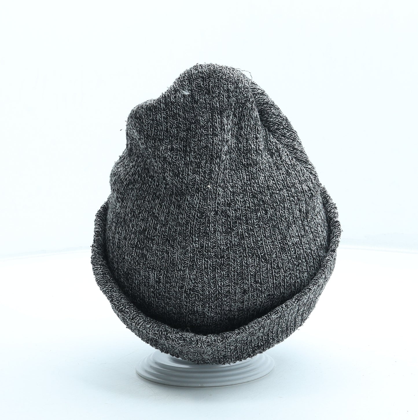 George Mens Grey Acrylic Beanie One Size