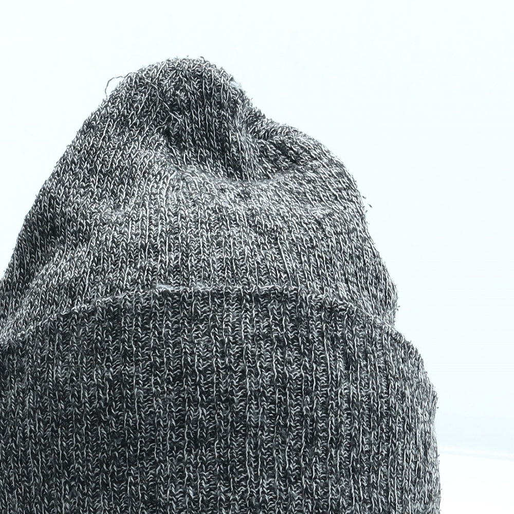 George Mens Grey Acrylic Beanie One Size