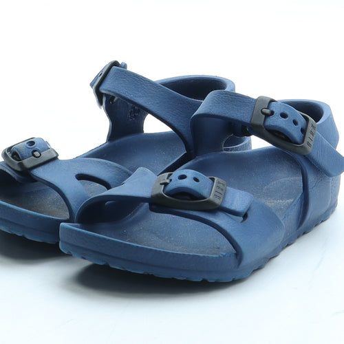 Birkenstock Boys Blue Rubber Slingback Sandal UK 6.5 24