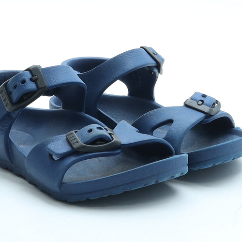Birkenstock Boys Blue Rubber Slingback Sandal UK 6.5 24