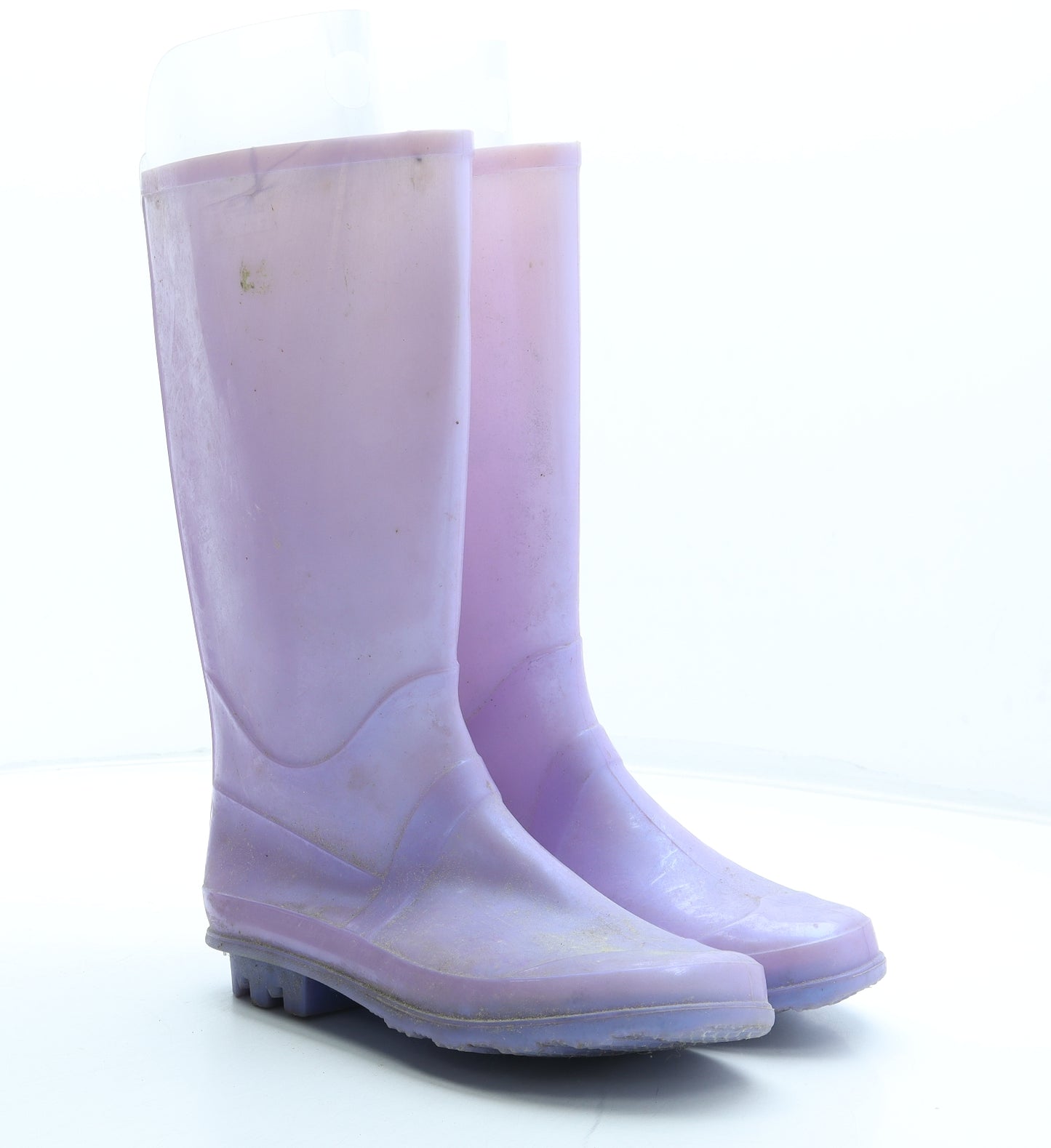 F&F Womens Purple Rubber Wellies Boot UK