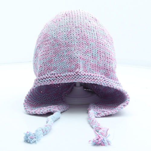 Preworn Womens Purple Acrylic Winter Hat One Size