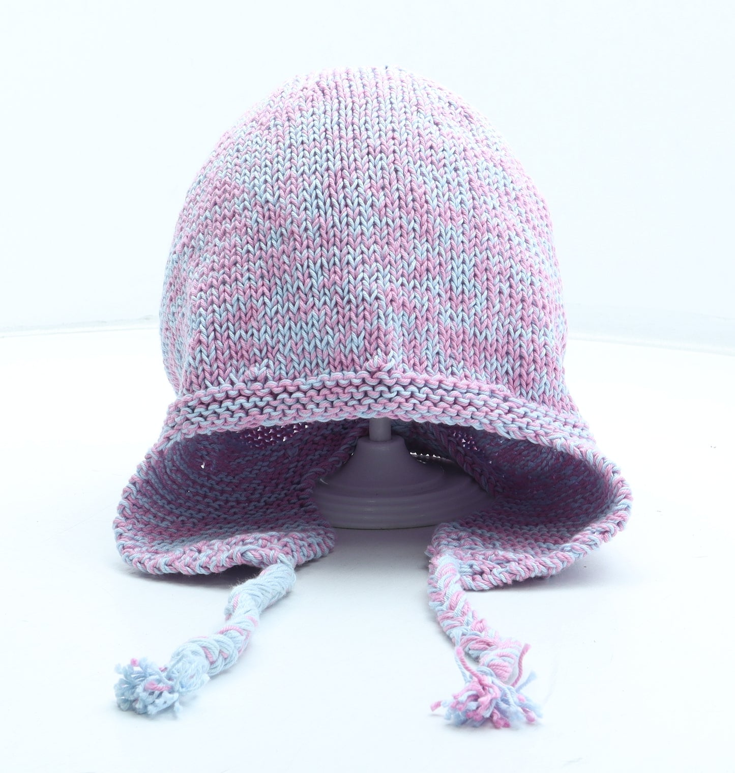 Preworn Womens Purple Acrylic Winter Hat One Size