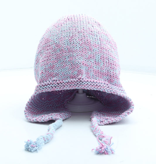 Preworn Womens Purple Acrylic Winter Hat One Size