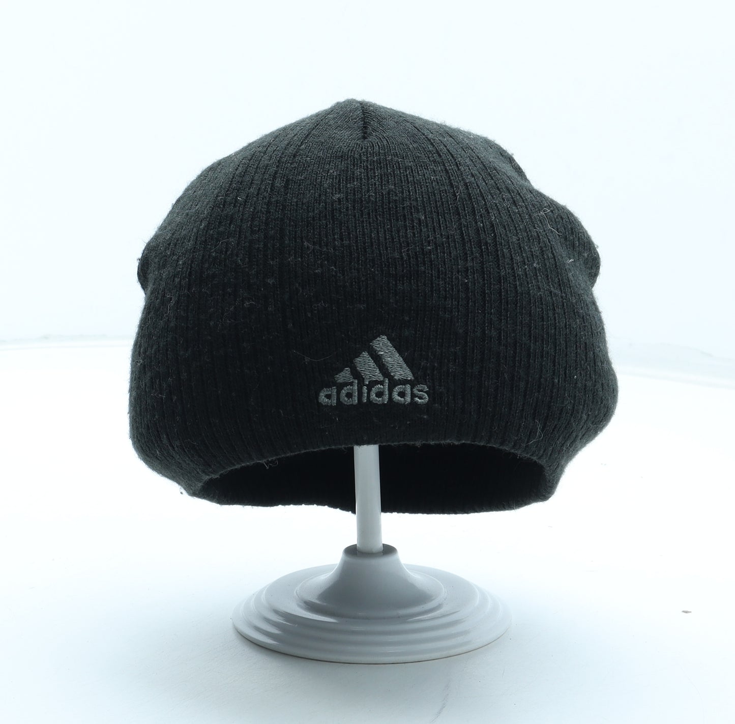 adidas Mens Black Acrylic Beanie One Size