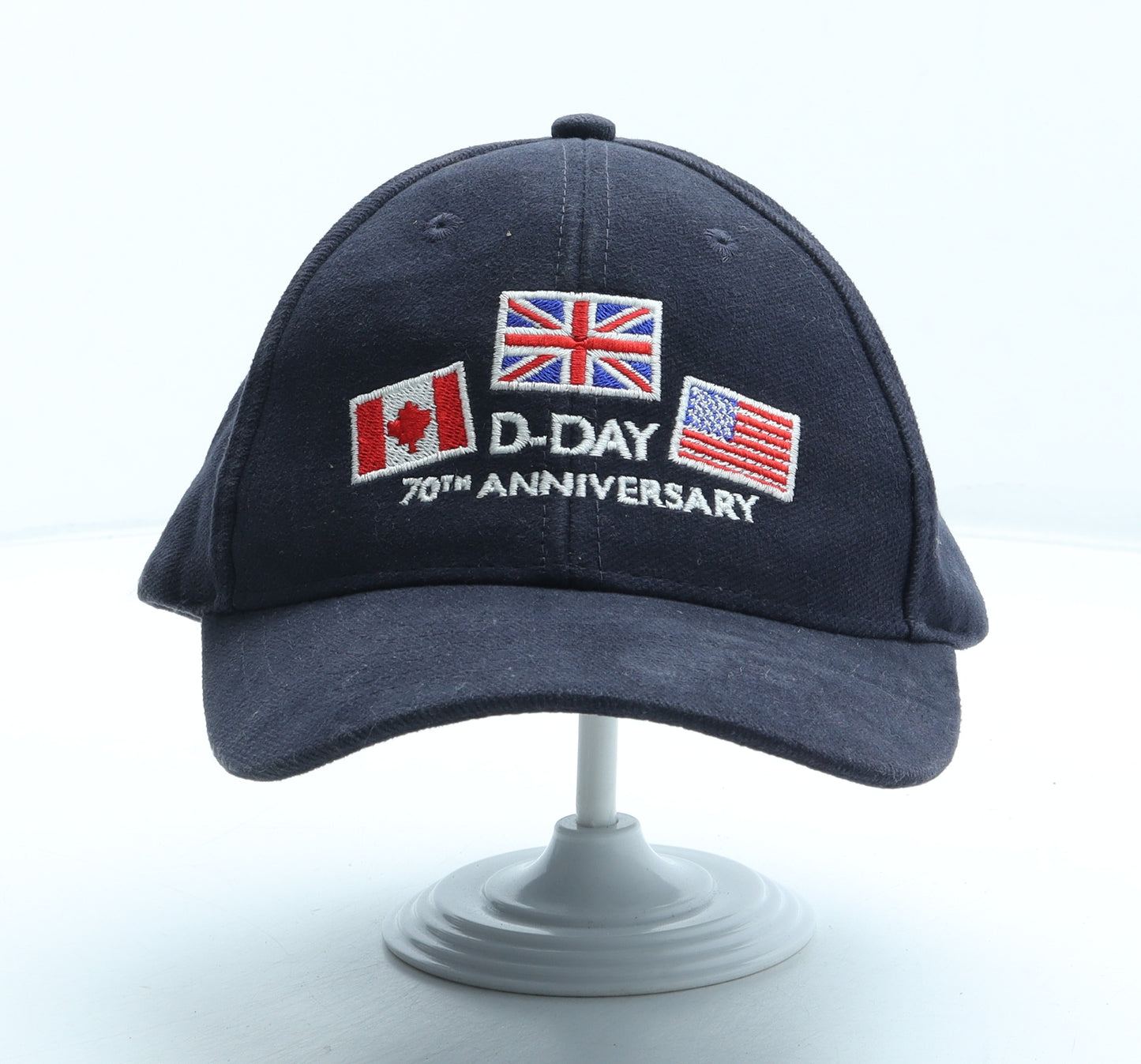 Oakridge Mens Blue Polyester Snapback Size Adjustable - D-Day