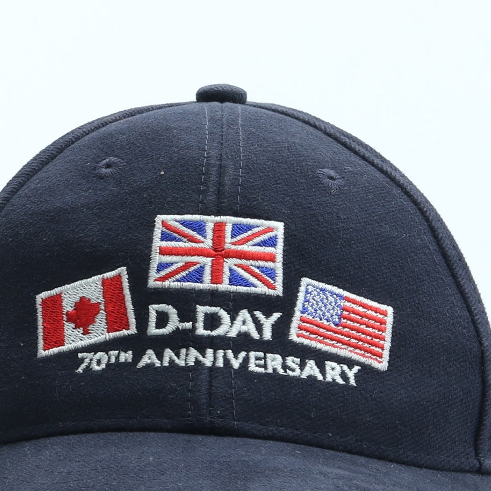 Oakridge Mens Blue Polyester Snapback Size Adjustable - D-Day