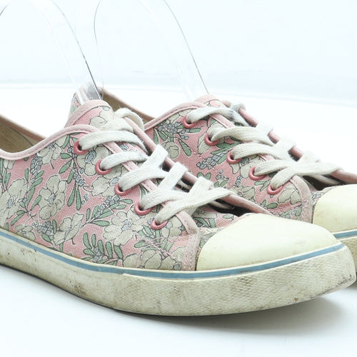 Cath Kidston Womens Multicoloured Floral Polyester Trainer UK