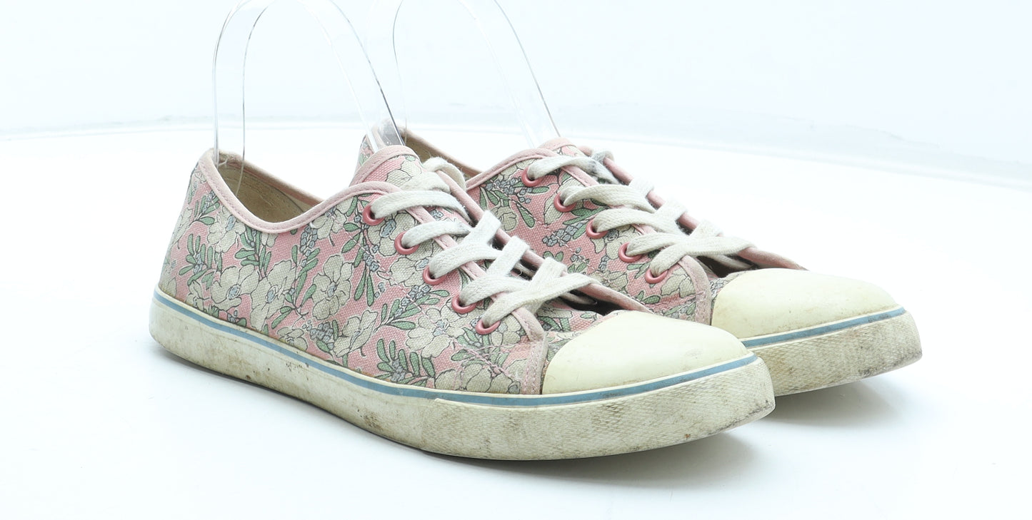 Cath Kidston Womens Multicoloured Floral Polyester Trainer UK