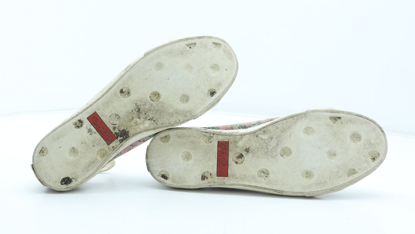 Cath Kidston Womens Multicoloured Floral Polyester Trainer UK