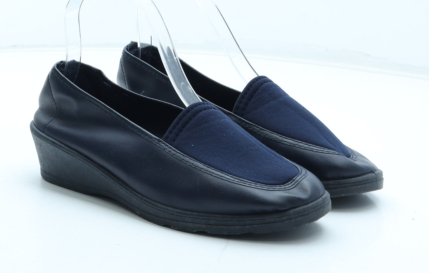 Preworn Womens Blue Polyurethane Slip On Casual UK