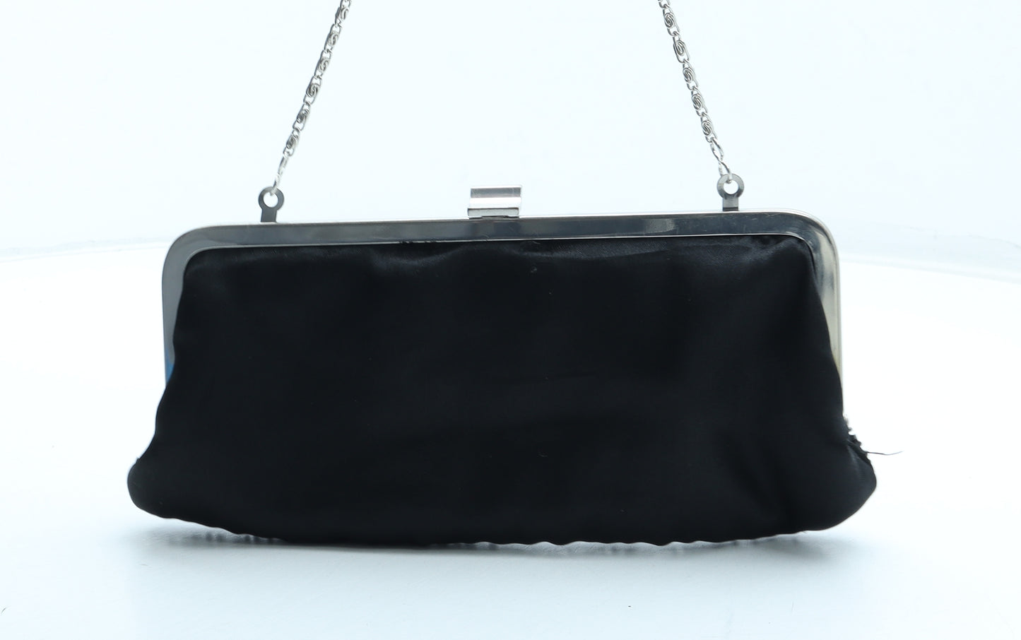 Autograph Womens Black Polyester Clutch Size Small