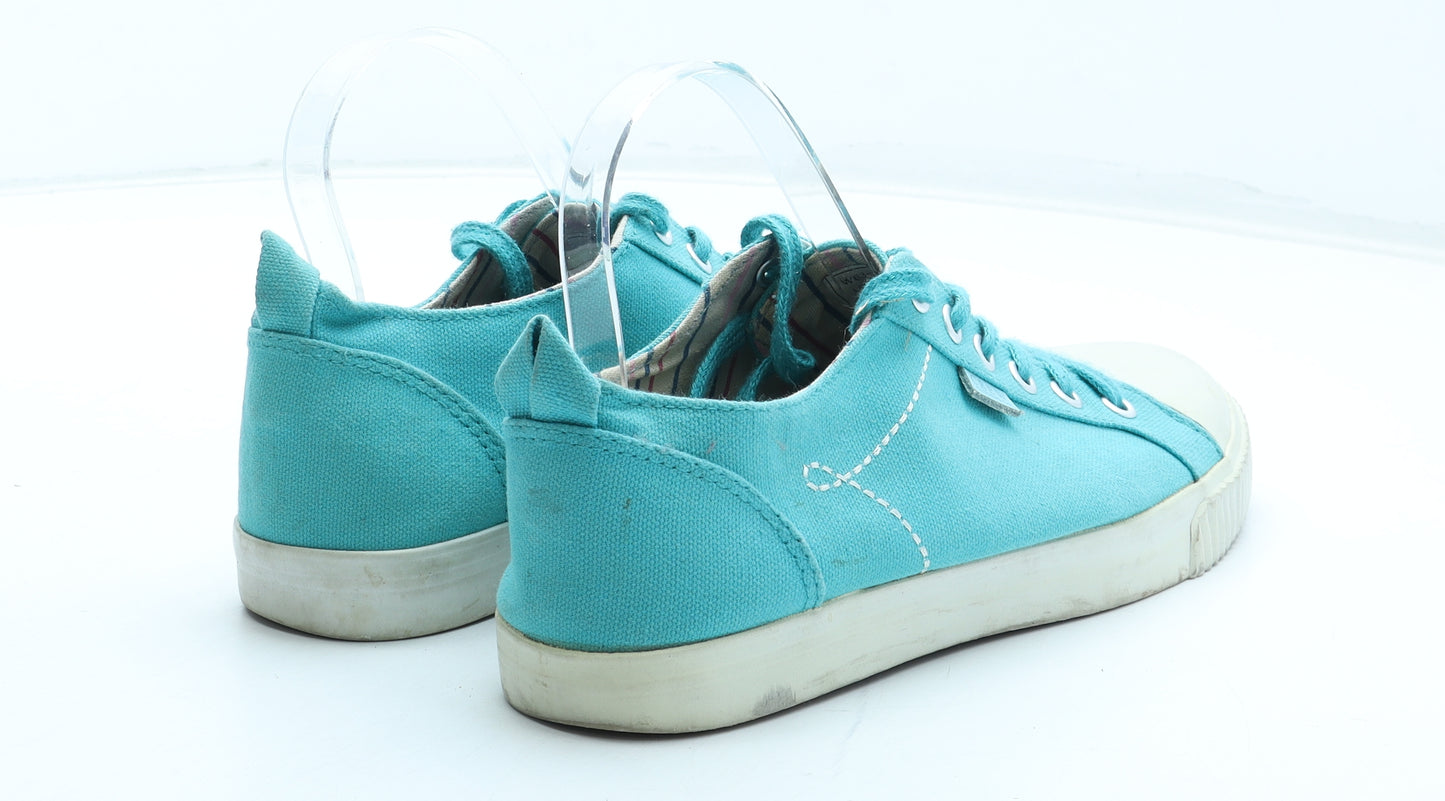 Crew Clothing Womens Blue Polyester Trainer UK