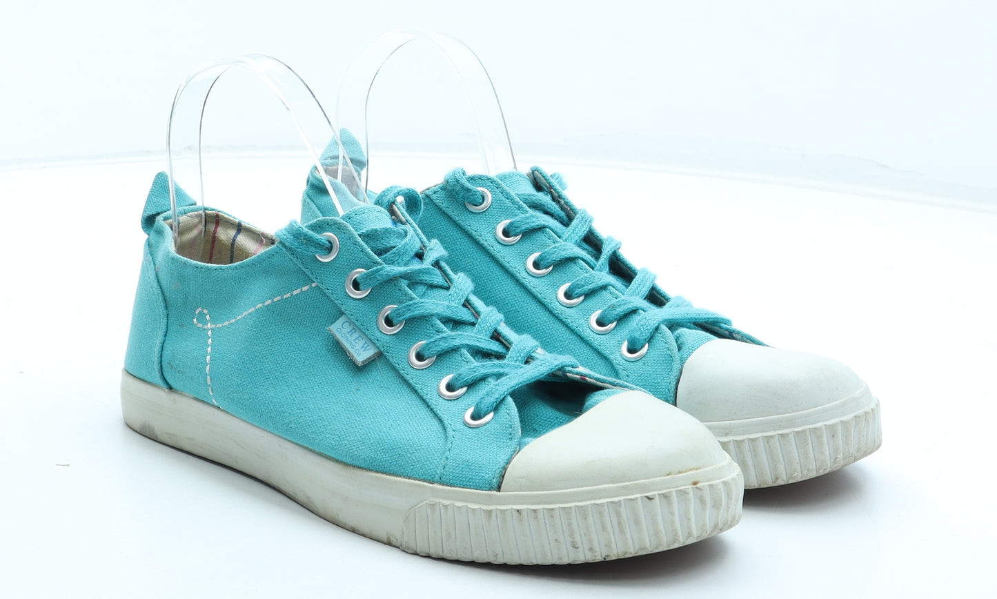 Crew Clothing Womens Blue Polyester Trainer UK