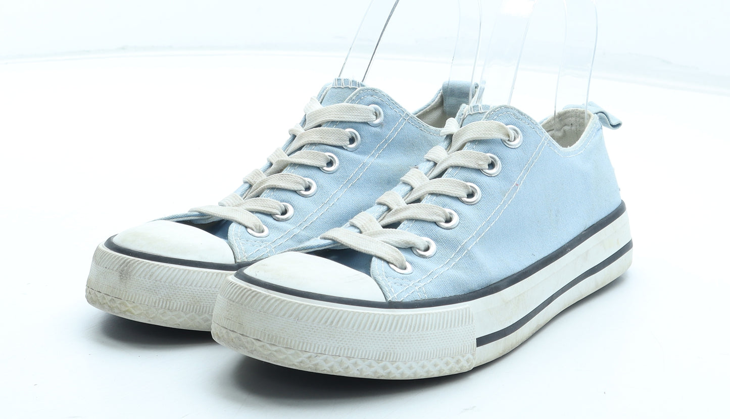 Primark Womens Blue Polyester Trainer UK