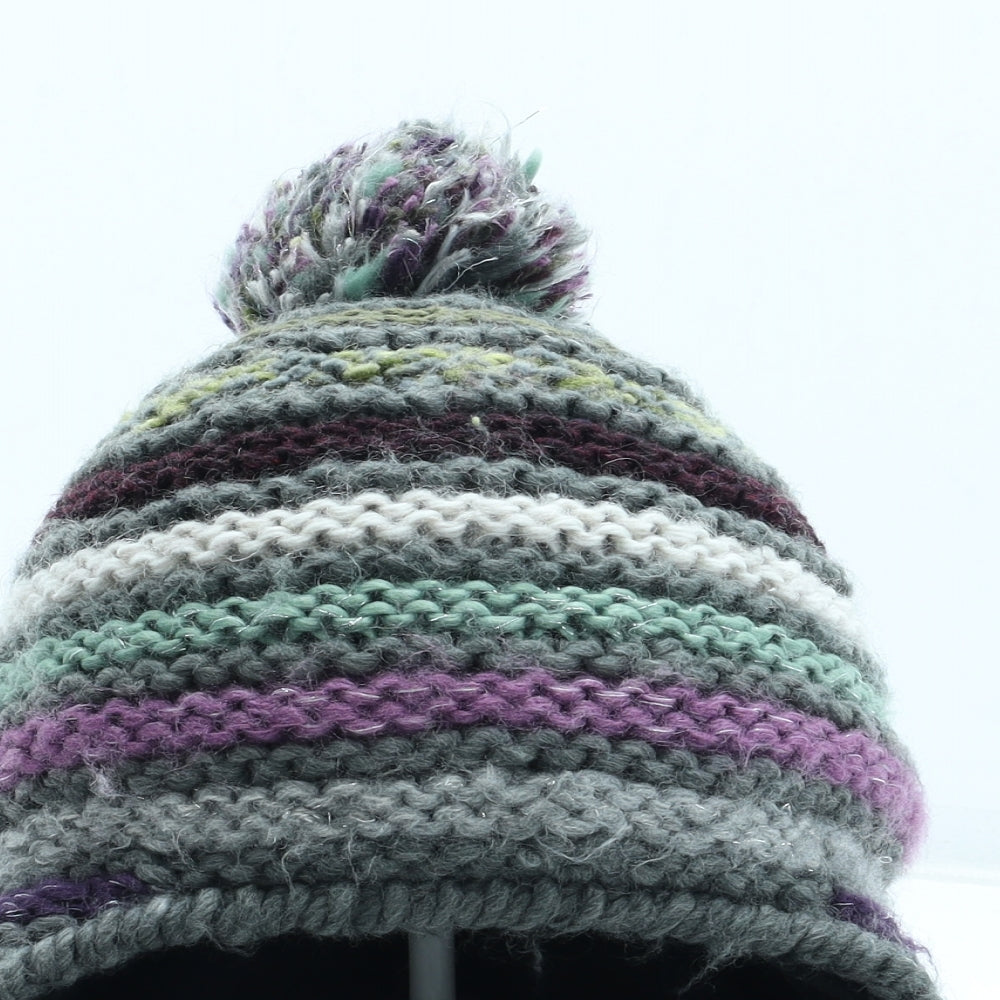 Barts Womens Multicoloured Colourblock Acrylic Winter Hat One Size