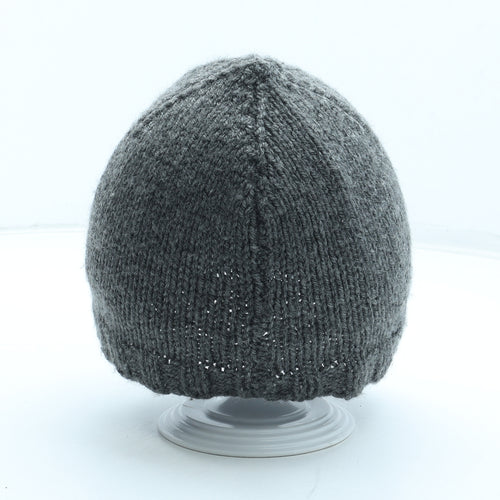 Preworn Mens Grey Acrylic Beanie One Size