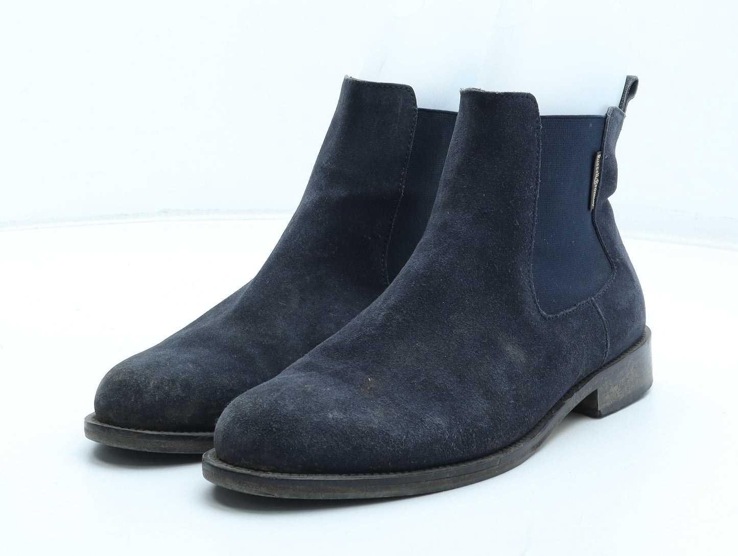 Russell & Bromley Womens Blue Leather Chelsea Boot UK