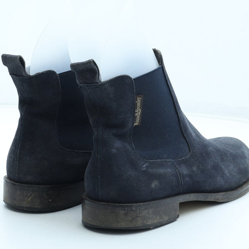 Russell & Bromley Womens Blue Leather Chelsea Boot UK