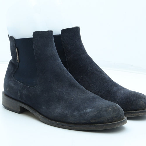 Russell & Bromley Womens Blue Leather Chelsea Boot UK