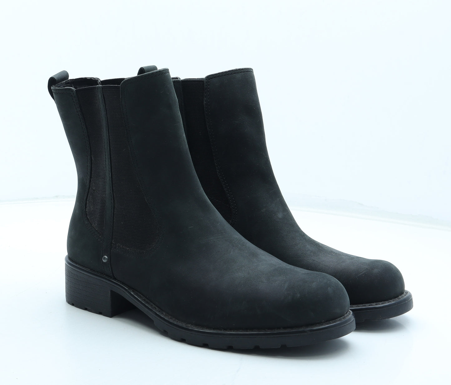 Clarks Womens Black Leather Chelsea Boot UK