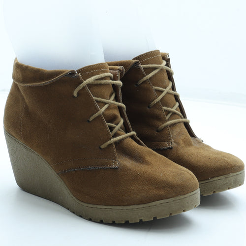 New Look Womens Brown Polyurethane Desert Boot UK