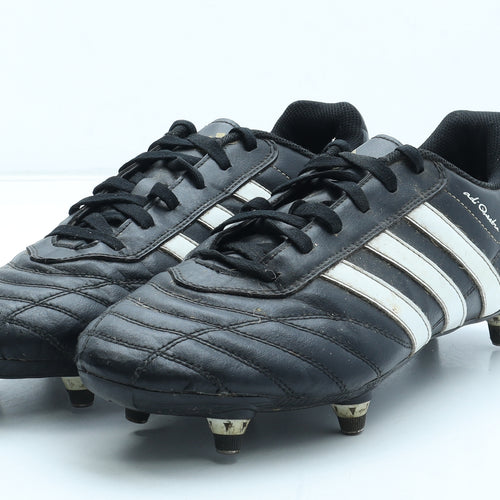 adidas Mens Black Polyurethane Trainer UK 10 44