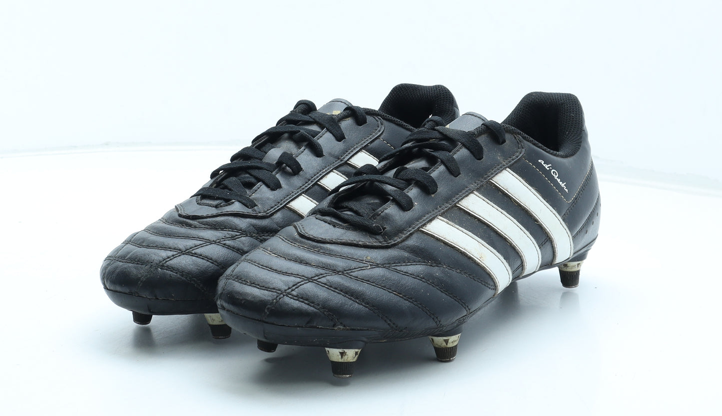 adidas Mens Black Polyurethane Trainer UK 10 44