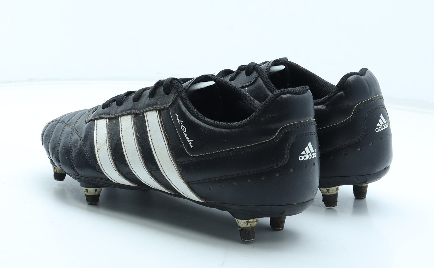 adidas Mens Black Polyurethane Trainer UK 10 44