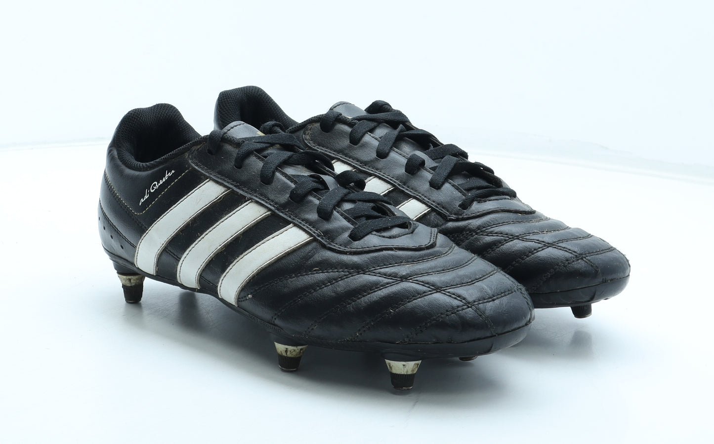 adidas Mens Black Polyurethane Trainer UK 10 44