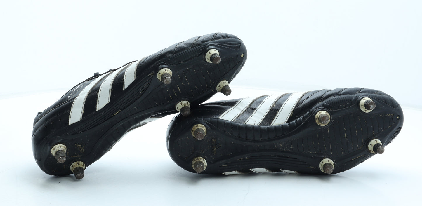 adidas Mens Black Polyurethane Trainer UK 10 44