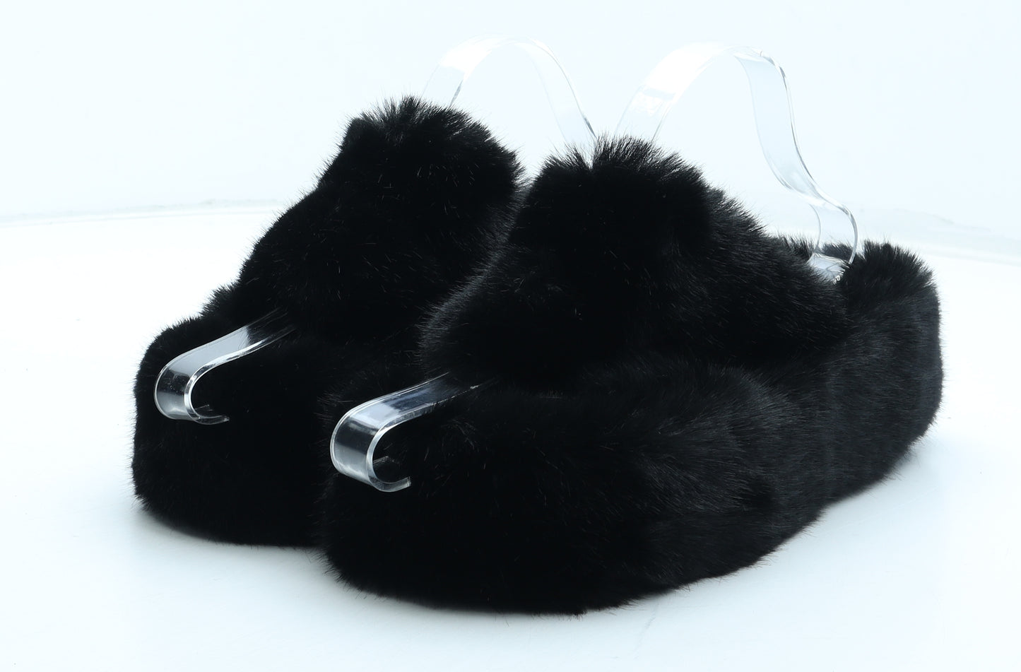 Lixin Womens Black Polyester Slip On Slipper UK