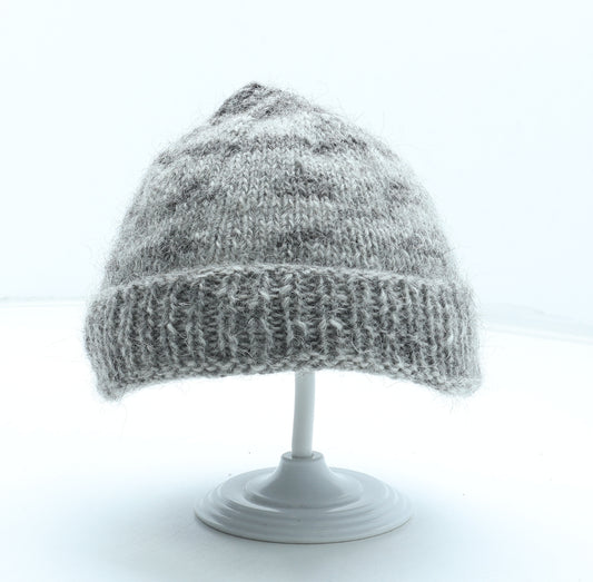 Preworn Mens Grey Wool Beanie One Size