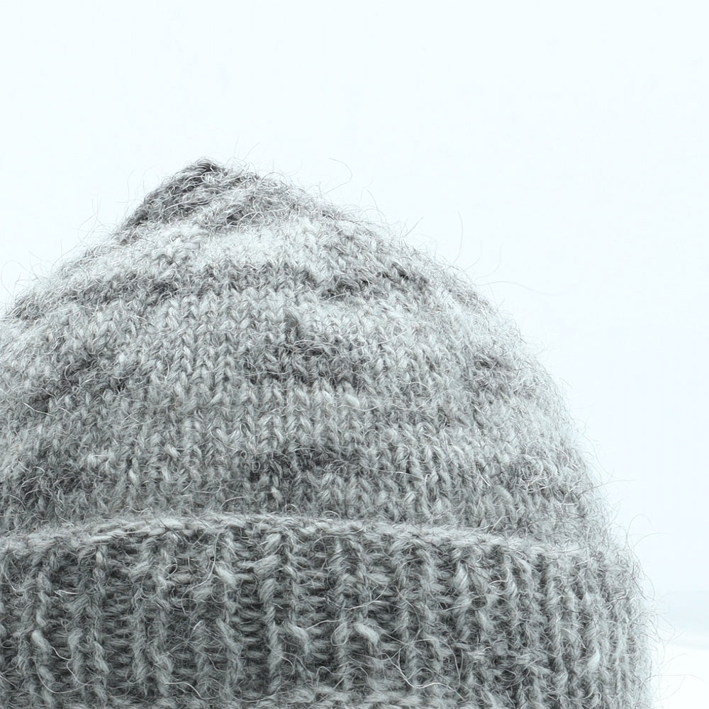 Preworn Mens Grey Wool Beanie One Size