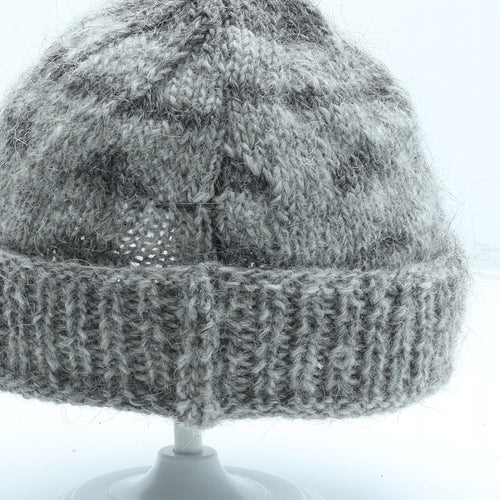 Preworn Mens Grey Wool Beanie One Size