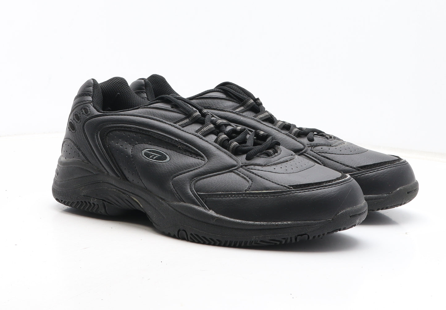 Hi-Tec Mens Black Synthetic Trainer UK 14