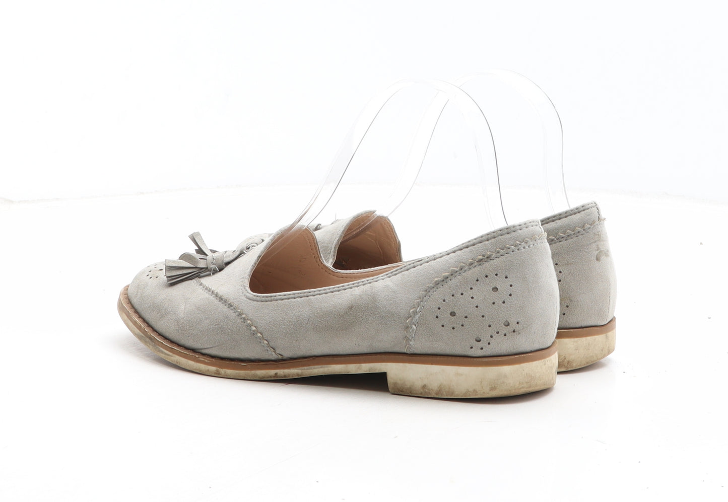 Primark Womens Grey Synthetic Loafer Casual UK