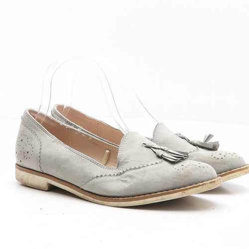 Primark Womens Grey Synthetic Loafer Casual UK