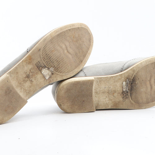 Primark Womens Grey Synthetic Loafer Casual UK