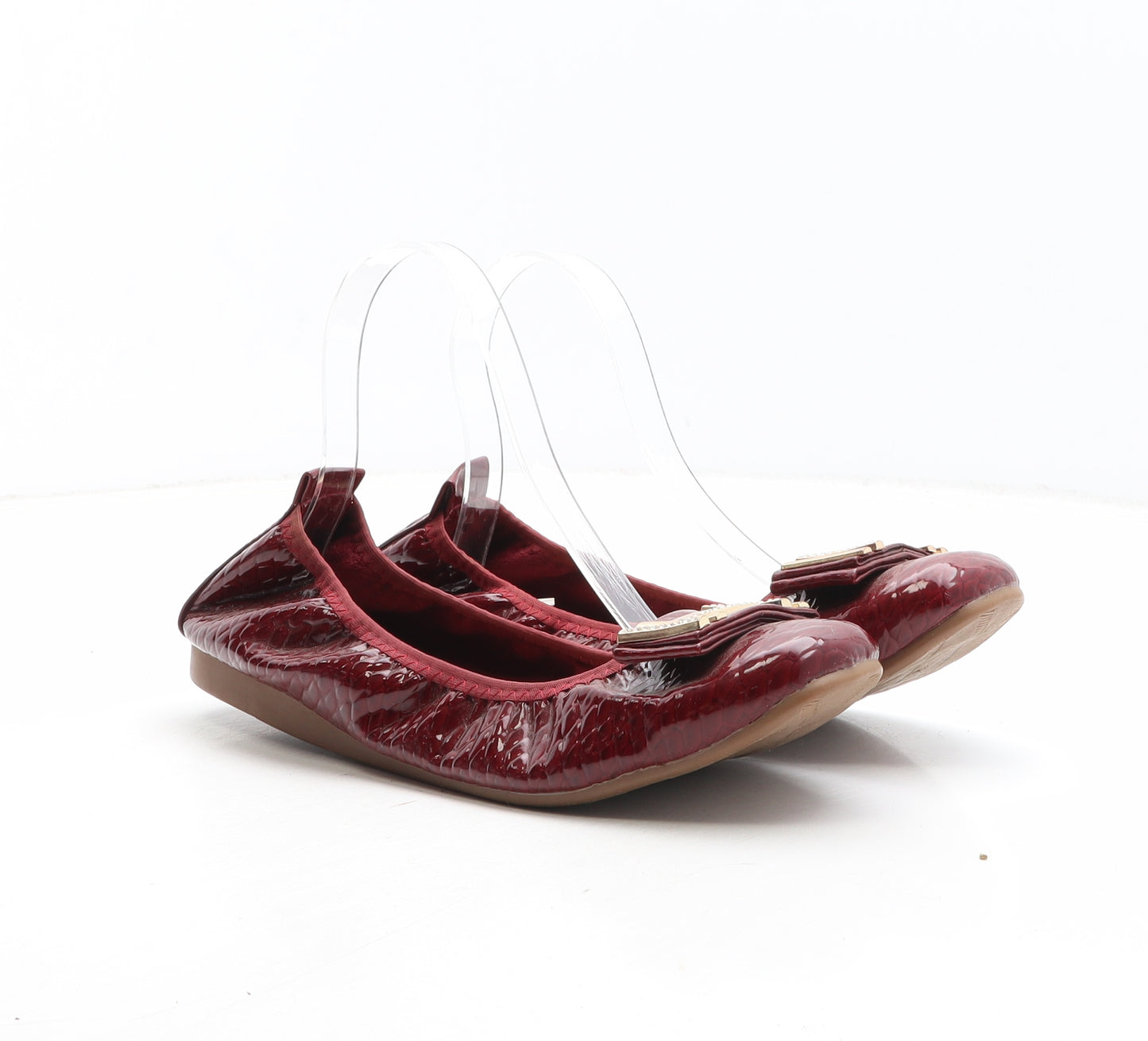 Te Petios Womens Red Synthetic Slip On Sandal UK