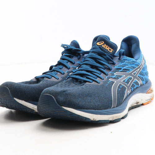 ASICS Mens Blue Synthetic Trainer UK 12 46