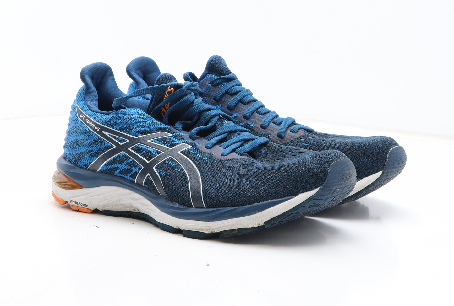 ASICS Mens Blue Synthetic Trainer UK 12 46