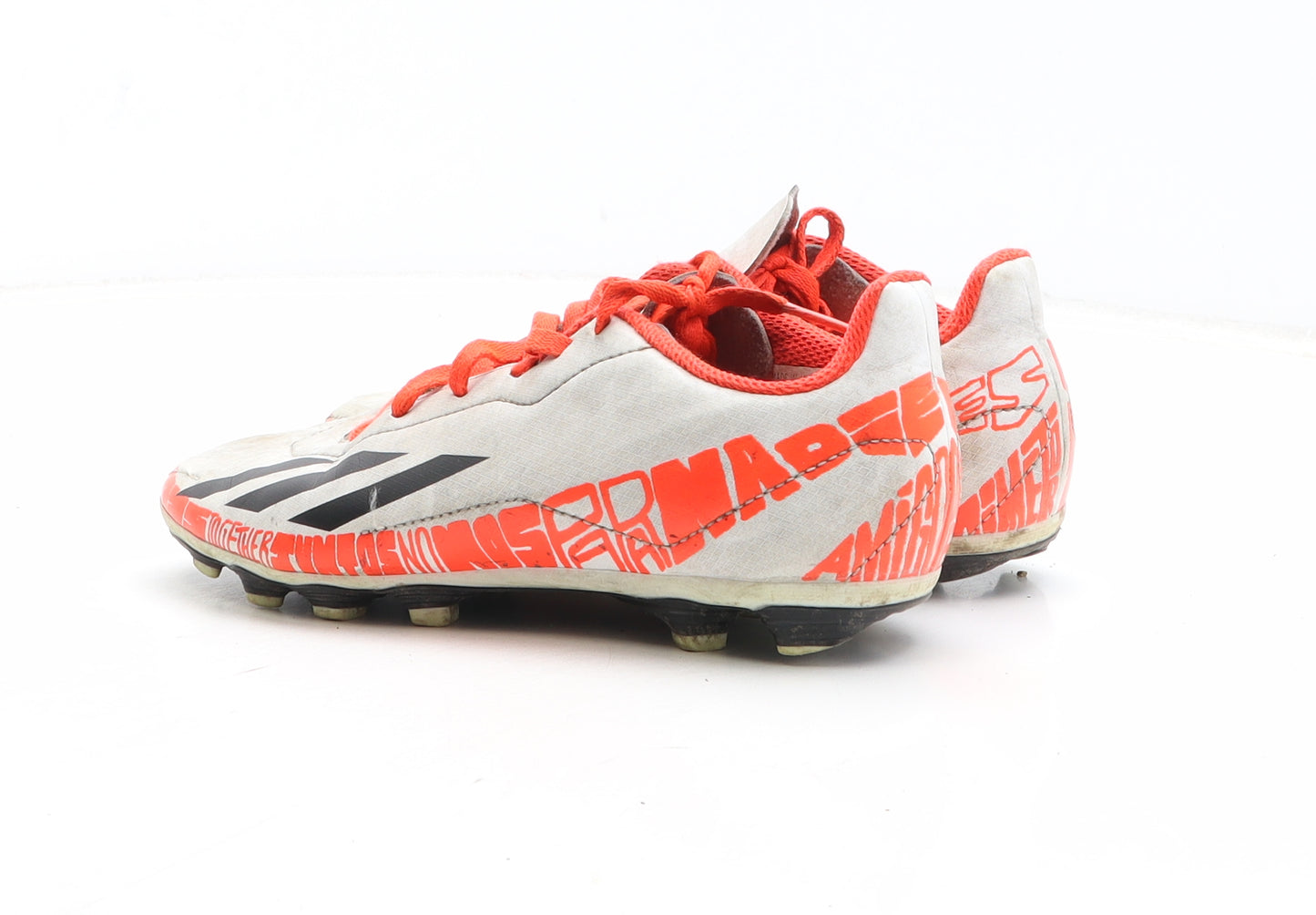 adidas Boys Multicoloured Geometric Synthetic Trainer UK 2.5