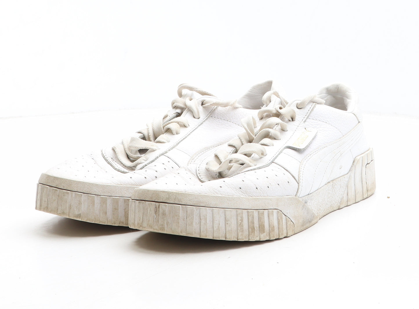 PUMA Womens White Synthetic Trainer UK