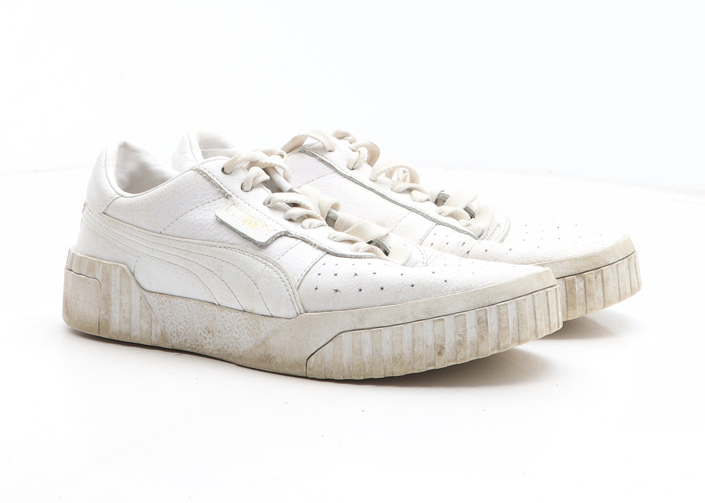 PUMA Womens White Synthetic Trainer UK