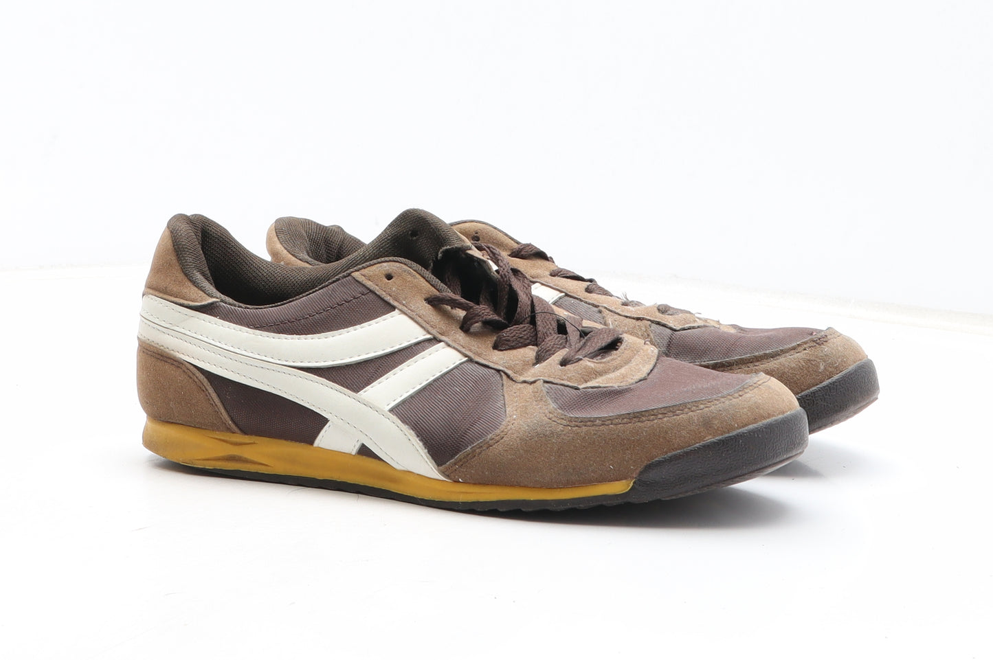 Victory Mens Brown Synthetic Trainer UK 6