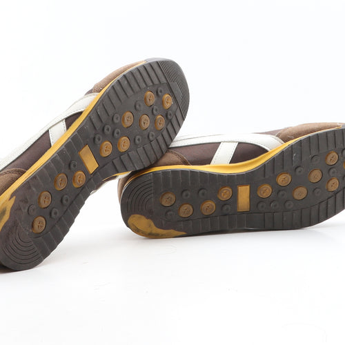 Victory Mens Brown Synthetic Trainer UK 6