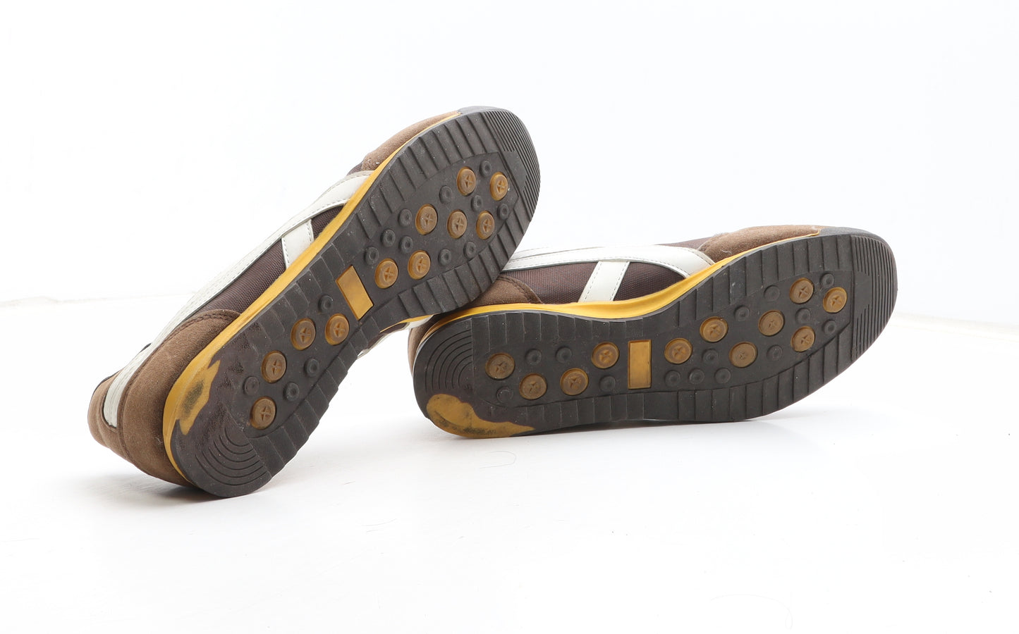 Victory Mens Brown Synthetic Trainer UK 6