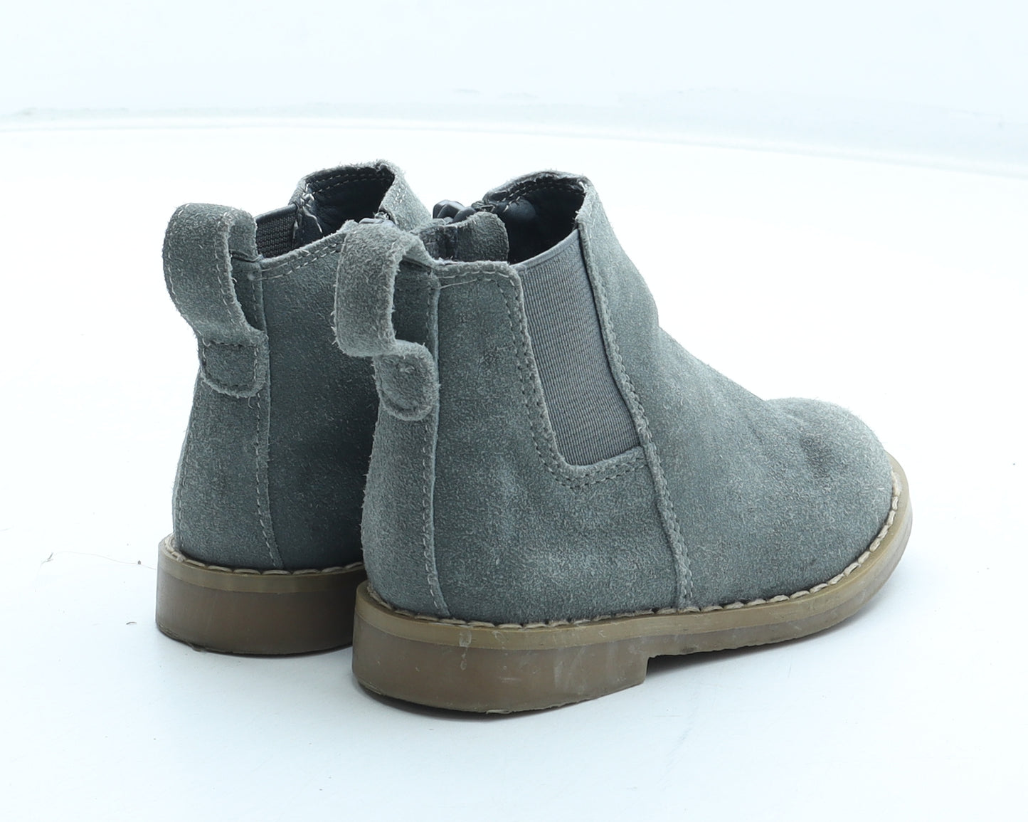 River Island Girls Grey Polyurethane Chelsea Boot UK 5 22