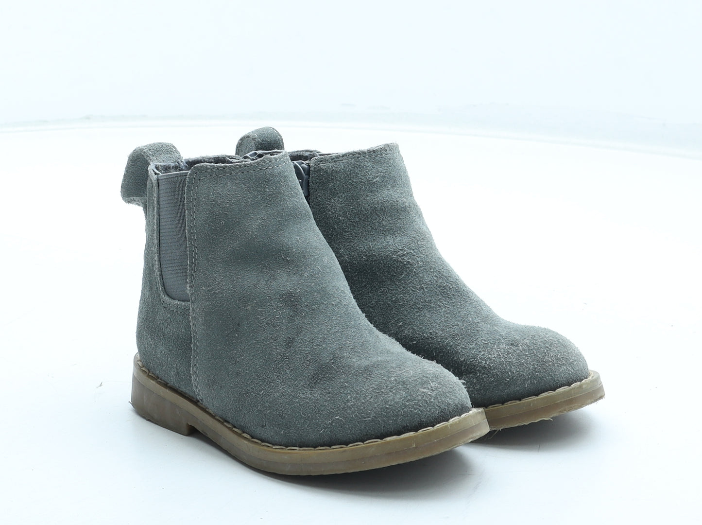 River Island Girls Grey Polyurethane Chelsea Boot UK 5 22